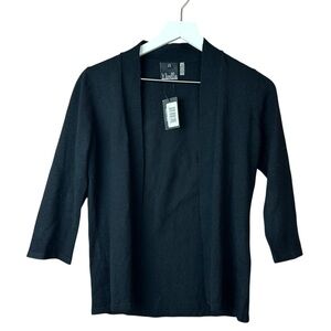 Noelle Black Shrug Cardigan Sweater Women Sz S M Nwt